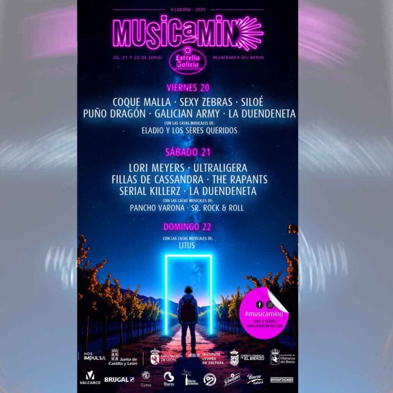 Musicamino 2025 activa su promoción de entradas de día con Coque Malla y Lori Meyers como cabezas de cartel