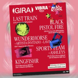 La Gira Vibra Mahou by Mad Cool celebra su 5º aniversario con un cartel lleno de rock y sorpresas