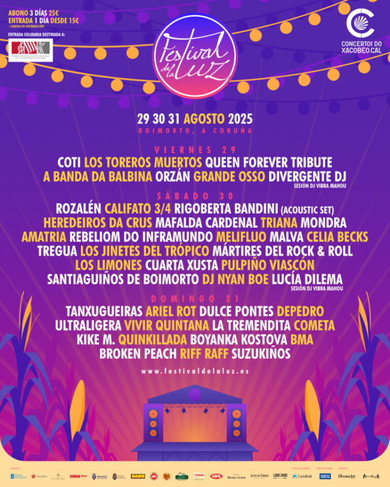 Boimorto se prepara para una nueva edición del Festival de la Luz con Rigoberta Bandini como gran novedad