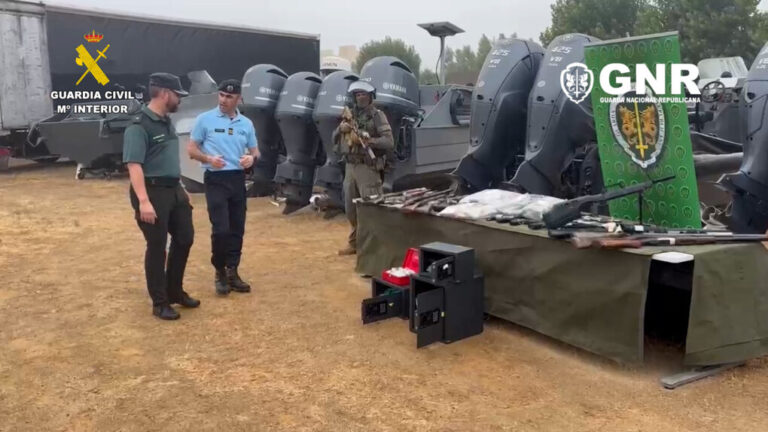 España y Portugal frenan el narcotráfico por mar con la incautación de 7 toneladas de droga y 64 detenciones