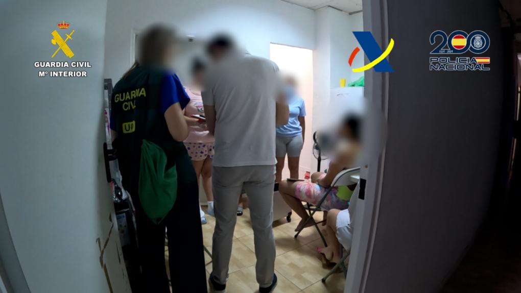 Rescatadas 162 mujeres víctimas de explotación sexual en operación nacional