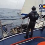 Velero cargado con cocaína se hunde tras incendio provocado por su tripulación en Canarias