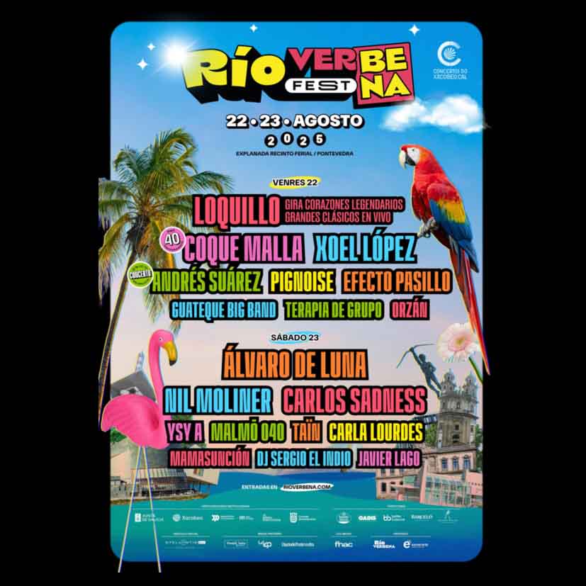 Últimos abonos disponibles para el Río Verbena Fest, que confirma a Xoel López como gran incorporación