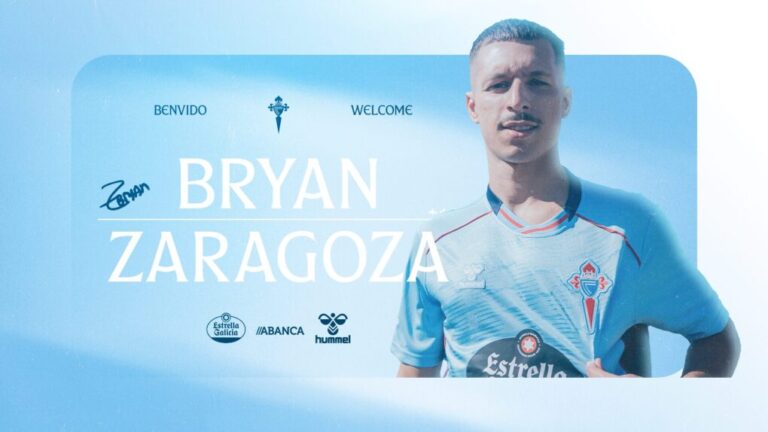 Bryan Zaragoza firma con el RC Celta y ya luce los colores celestes