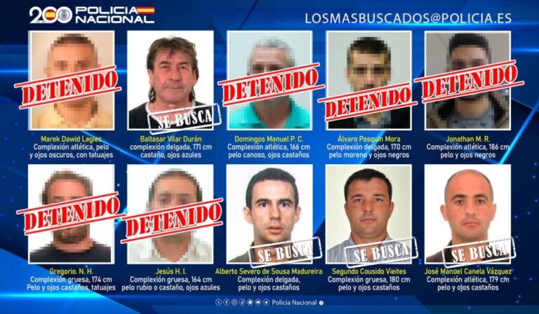 La Policía Nacional detiene al fugitivo de los tatuajes incluido en la lista de “Los 10 más buscados”