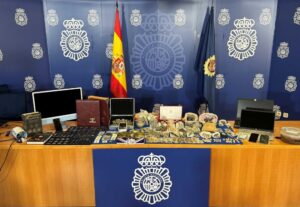 Operación policial contra el tráfico de piezas arqueológicas