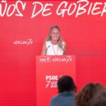 La portavoz del PSOE acusa a Feijóo de liderar un PP involucionado y mimetizado con Vox