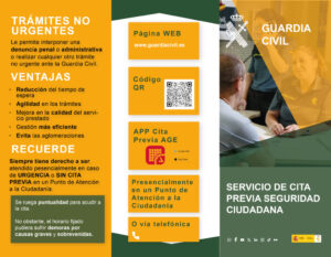 Más de 3.000 denuncias registradas a través de la plataforma telemática de la Guardia Civil