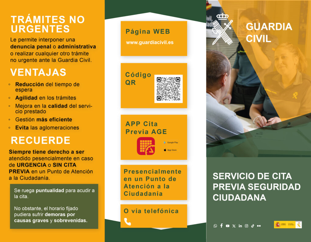 Más de 3.000 denuncias registradas a través de la plataforma telemática de la Guardia Civil