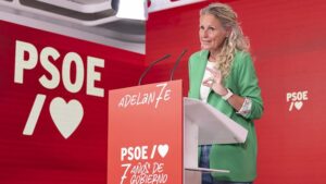 Montse Mínguez defiende la gestión de Sánchez y critica a Feijóo como “cuentacuentos y cuentavotos”