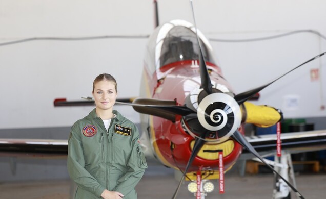 La Princesa Leonor inicia su formación aeronáutica en la Academia General del Aire y del Espacio