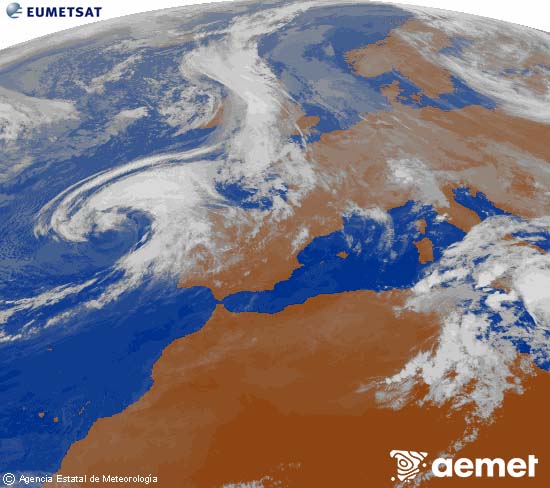 Los restos del huracán Gabrielle llegarán a España este domingo con lluvias, viento y temporal marítimo