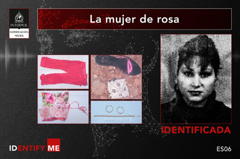 La Policía Nacional identifica a “La mujer de rosa” tras 20 años gracias al proyecto de INTERPOL