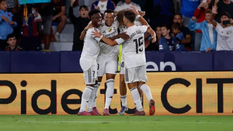 El Real Madrid arrasa al Levante y firma pleno de victorias en LaLiga 2025