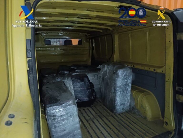 Golpe al narcotráfico en Valencia: casi dos toneladas de cocaína incautadas y seis detenidos en una operación conjunta