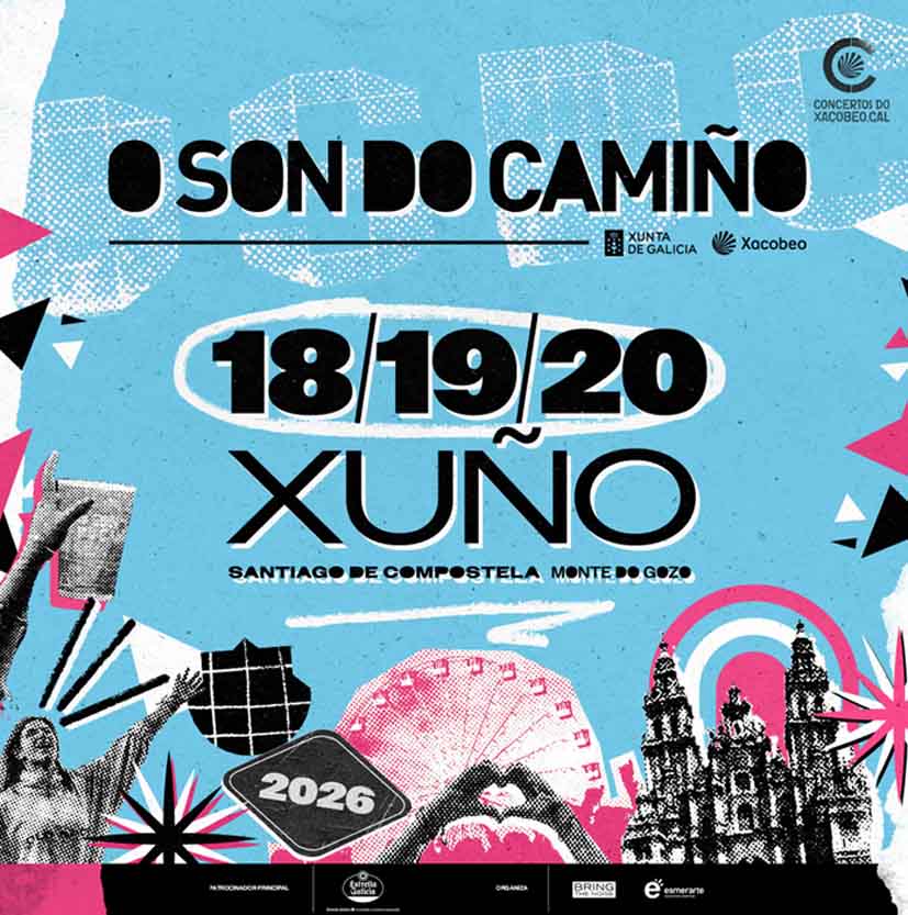 O Son Do Camiño 2026 ya tiene fechas: 18, 19 y 20 de junio en O Monte do Gozo