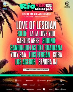 Love of Lesbian, La La Love You y Siloé encabezan el Río Verbena Fest 2026 en Pontevedra