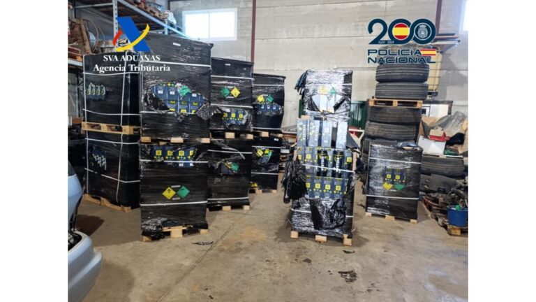 La Policía Nacional desmantela una red criminal que movía tabaco y óxido nitroso entre Europa y África