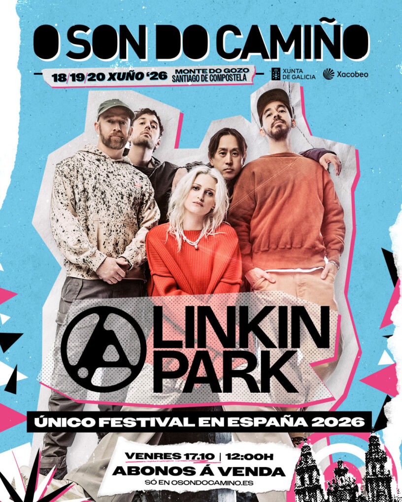 Linkin Park, nuevo cabeza de cartel de O Son Do Camiño: actuación exclusiva en España en 2026