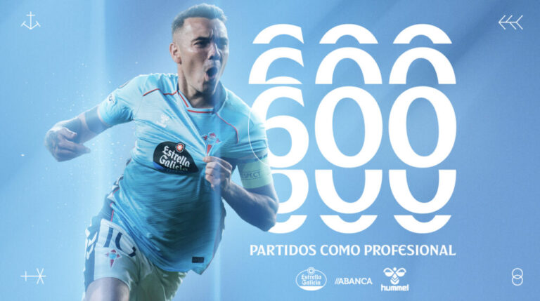 600 partidos de magia: el viaje irrepetible de Iago Aspas en el fútbol español