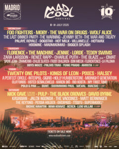 Mad Cool Festival 2026: un aniversario histórico con más de 70 artistas en cuatro días de música