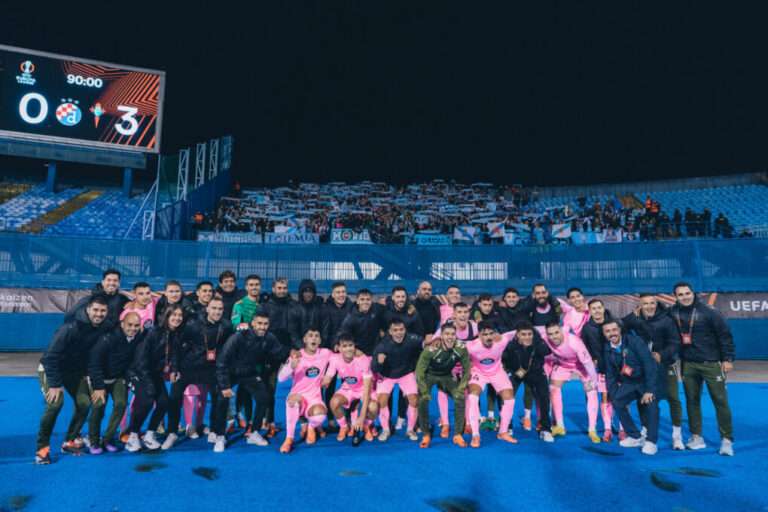 El Celta firma un triunfo histórico en Zagreb con un doblete de Durán y dominio absoluto