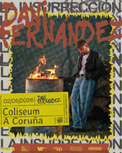 El Coliseum de A Coruña vibrará con Dani Fernández: fecha confirmada para La Insurrección Tour