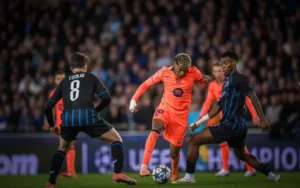 Brujas no pudo con Lamine Yamal: recital del joven crack del Barça en un vibrante empate europeo