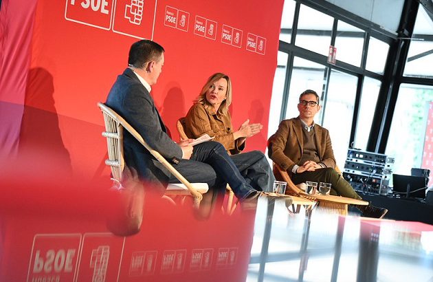 Alegría y Bolaños denuncian la “antipolítica” del PP y su alianza con Vox en las protestas contra el Gobierno