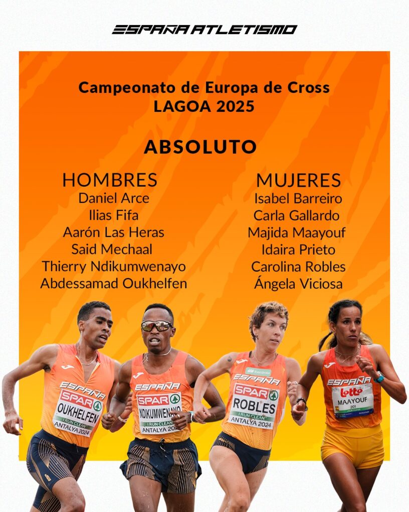 Máxima expectativa ante el Eurocross: España Atletismo revela una selección sólida y preparada para volver al podio