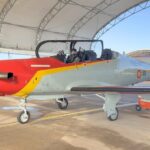 Primer vuelo en solitario de la Princesa de Asturias en su formación como alférez del Ejército del Aire