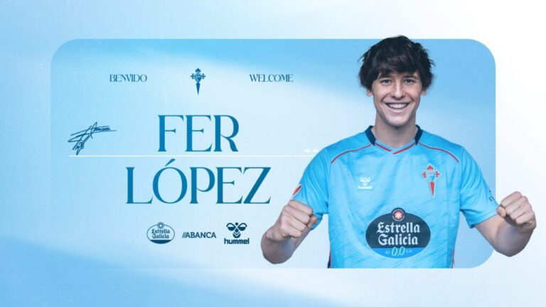 Ilusión celeste: Fer López regresa al Celta para liderar la recta final de la temporada