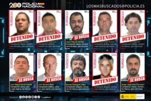 Se eleva a cinco el número de detenidos de la lista de “Los 10 más buscados”