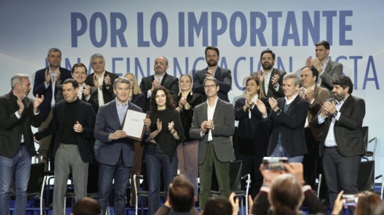 El PP advierte al Gobierno: no apoyará un sistema de financiación que rompa la igualdad entre españoles