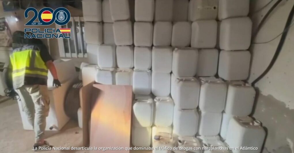 La Policía Nacional desarticula el mayor entramado de tráfico de cocaína por mar del Atlántico