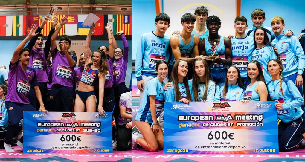 Doblete de campeones en el DNA: Barça sub20 y Trops-Cueva de Nerja brillan en Zaragoza