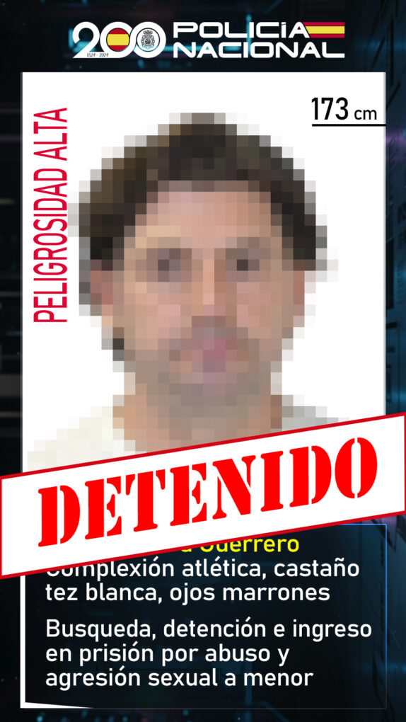 Juan Herrera Guerrero, buscado por extorsión y abuso, cae gracias a cooperación internacional