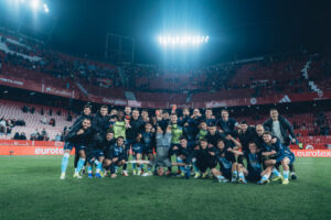 El Celta conquista Sevilla y sueña con Europa tras una primera vuelta brillante