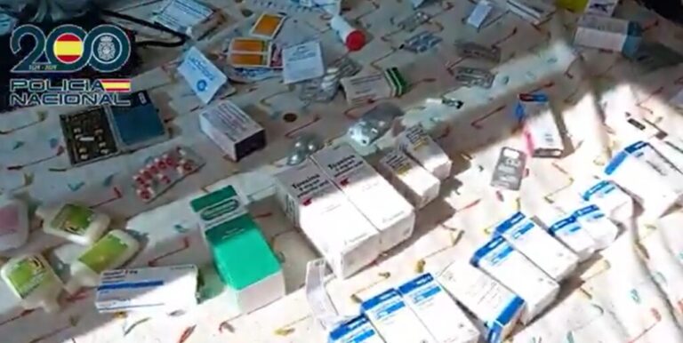 Doce detenidos por una trama criminal de recetas médicas falsas y tráfico ilegal de medicamentos