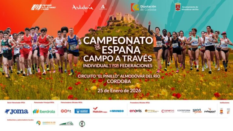 Atletas de élite y jóvenes promesas se citan en Almodóvar del Río para el Campeonato de España de Campo a Través