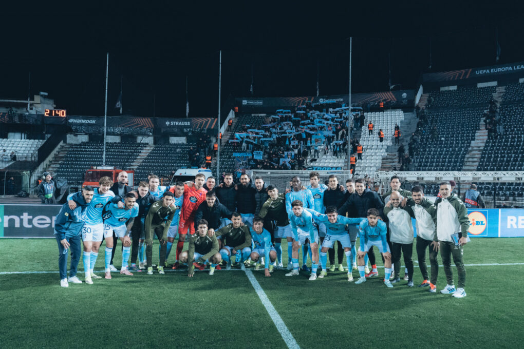 El Celta da primero en la eliminatoria tras imponerse al PAOK en un duelo vibrante