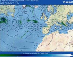 Precipitaciones en el norte al inicio de semana y mejora progresiva a partir del viernes