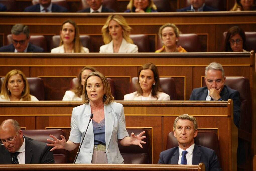 “¿Van a seguir en silencio?”: Gamarra eleva la presión tras la confesión sobre pagos en la sede del PSOE