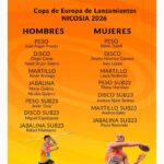 Campeones, récords y talento joven: la potente preselección española rumbo a Nicosia