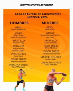 Campeones, récords y talento joven: la potente preselección española rumbo a Nicosia