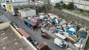 Golpe al tráfico ilegal de residuos: 32 investigados por exportaciones contaminantes desde Tenerife