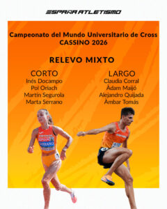 España presenta un potente equipo para el Mundial Universitario de Cross con tres medallistas de la última edición