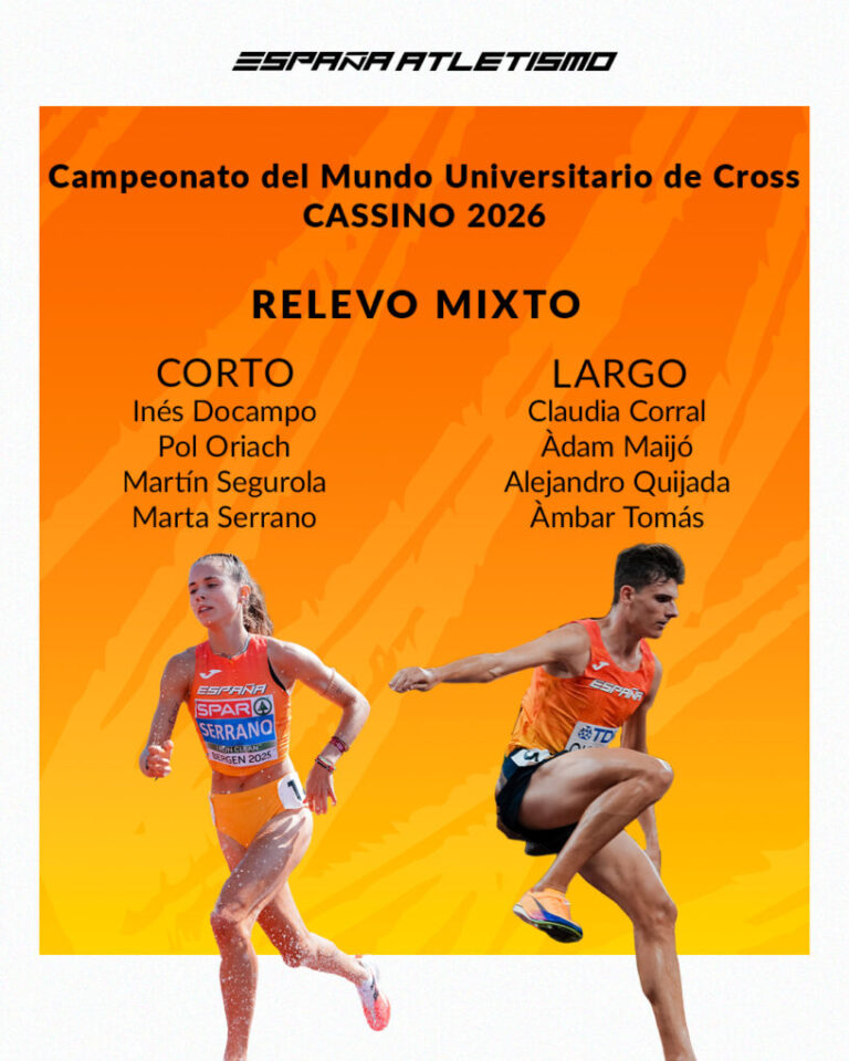 España presenta un potente equipo para el Mundial Universitario de Cross con tres medallistas de la última edición