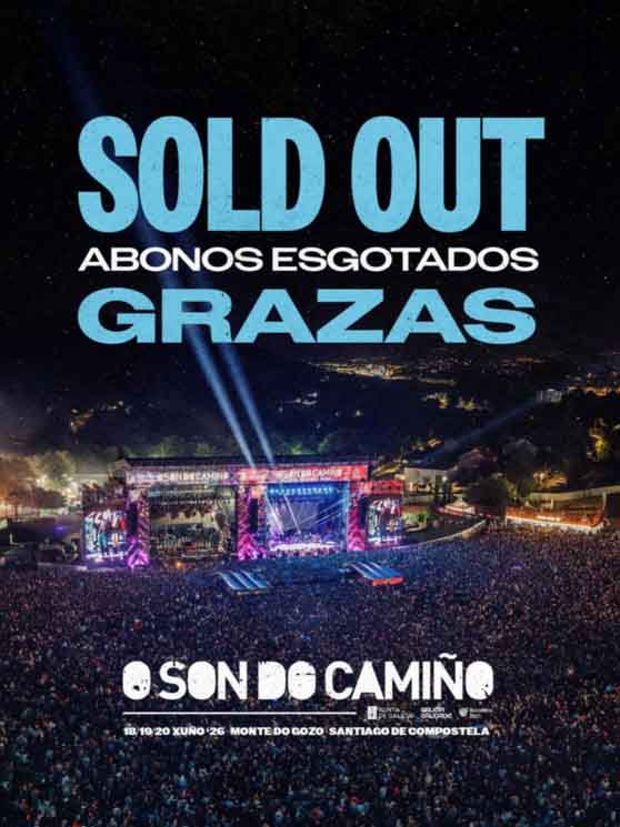 O Son Do Camiño repite récord: entradas de abono agotadas para su edición de 2026