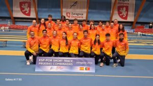 Victoria de España ante Portugal en el encuentro internacional de atletismo en pista cubierta